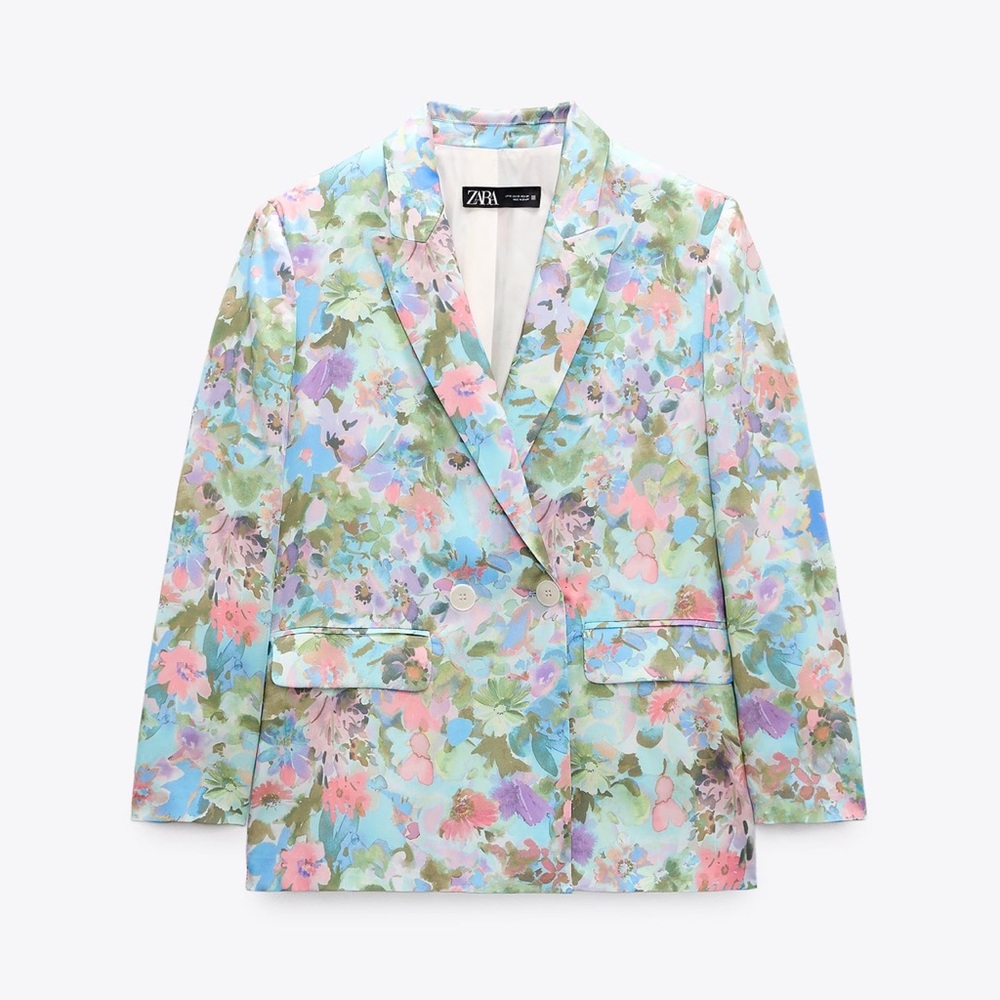 Floral blazer
